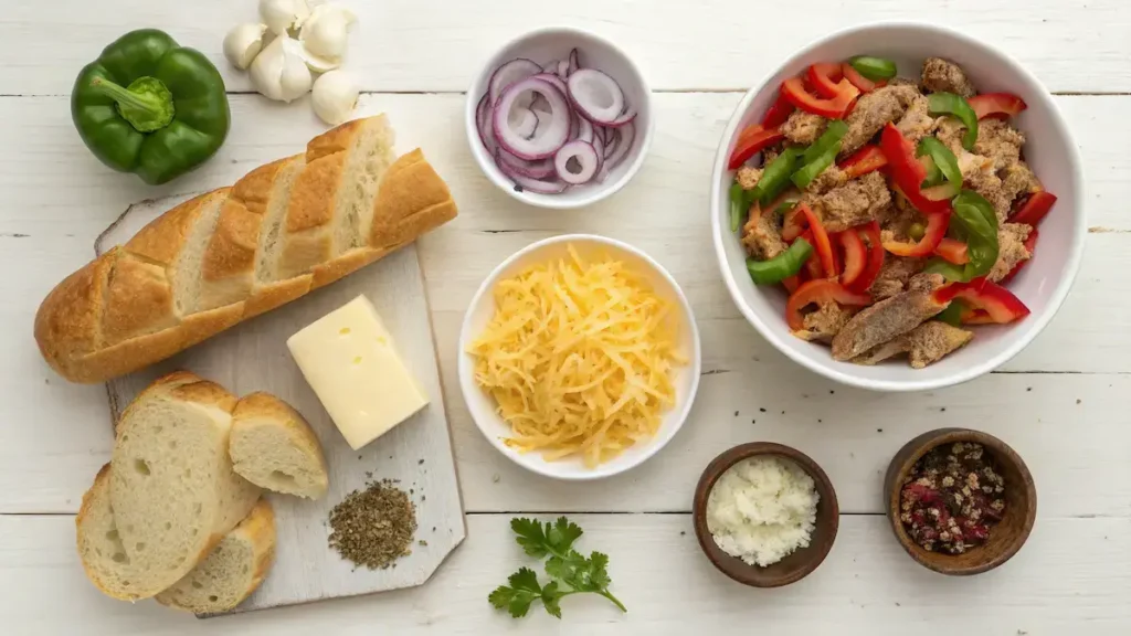 Cheesy Garbage Bread Delight ingredients Cheesy Garbage Bread Delight ingredients