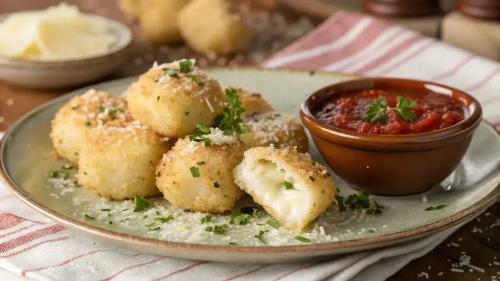 Cheesy Parmesan Mozzarella Bites
