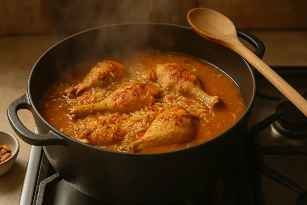 Chicken-Kabsa-Recipe-in-progress Chicken-Kabsa-Recipe-ingredient