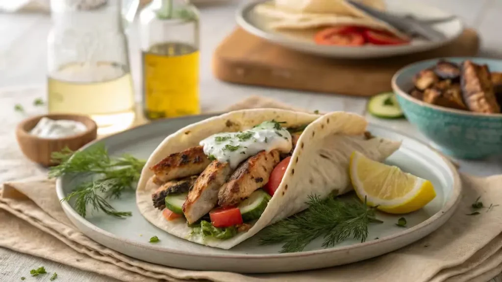 Greek-Chicken-Gyros-with-Cucumber-Tzatziki