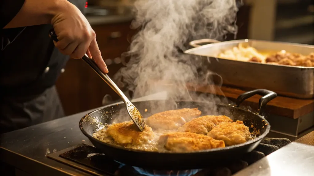 Longhorn Steakhouse Parmesan Chicken cooking Longhorn Steakhouse Parmesan Chicken cooking