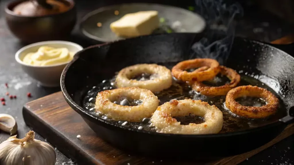 Mozzarella-Stuffed-Onion-Rings-with-Garlic-Butter-in-progress Mozzarella-Stuffed-Onion-Rings-with-Garlic-Butter-in-progress