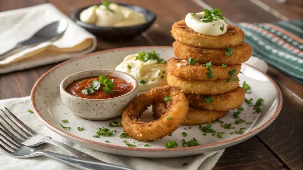 Mozzarella-Stuffed-Onion-Rings-with-Garlic-Butter-serving Mozzarella-Stuffed-Onion-Rings-with-Garlic-Butter-serving