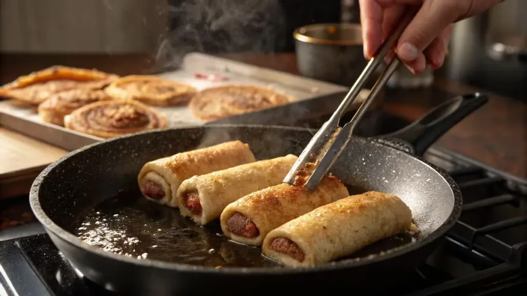Sausage-French-Toast-Roll-Ups-in-progress