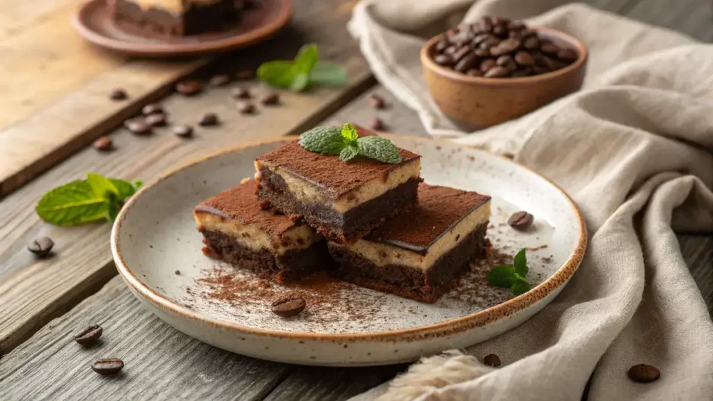 Tiramisu Brownies