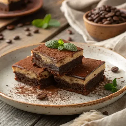 Tiramisu Brownies