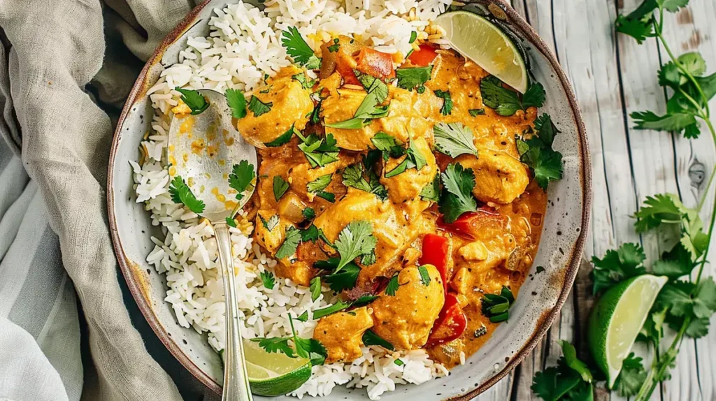 Coconut Chicken Rice Bowl