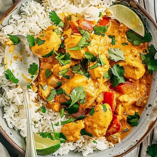 Coconut Chicken Rice Bowl