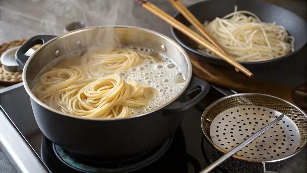 Cooking the Noodles Cooking the Noodles