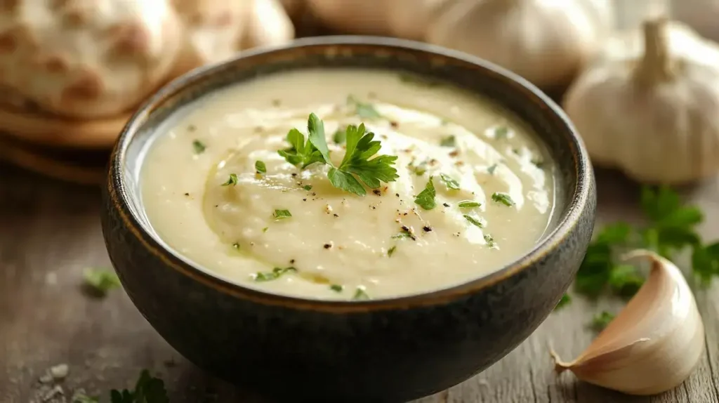 Creamy Garlic Sauce for Pizza