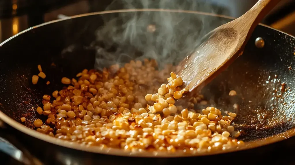 Roasting the Corn Roasting the Corn