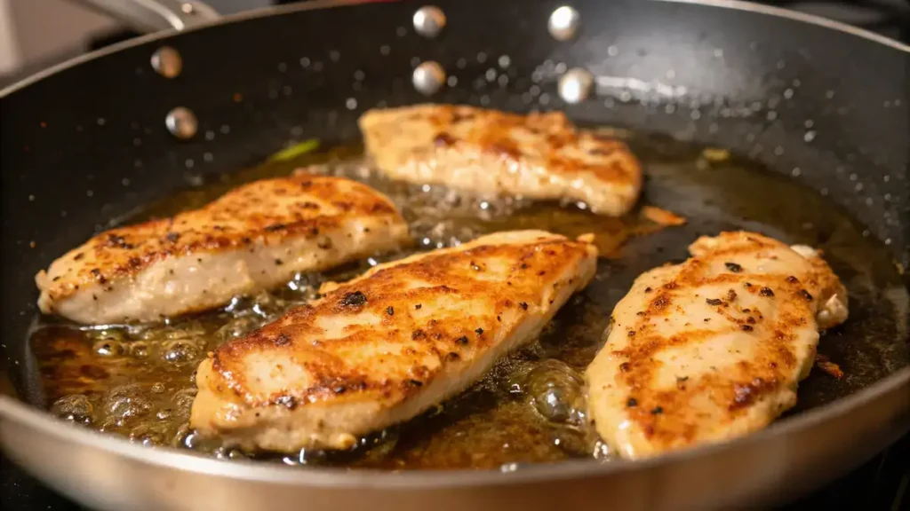 Sear the Chicken Sear the Chicken