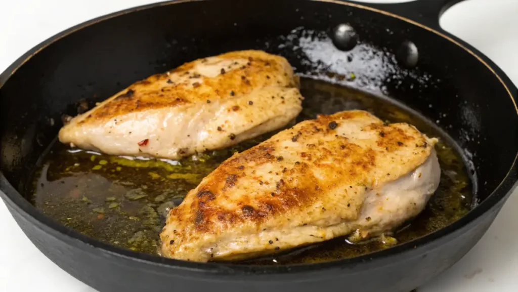 cooking the chicken cooking the chicken