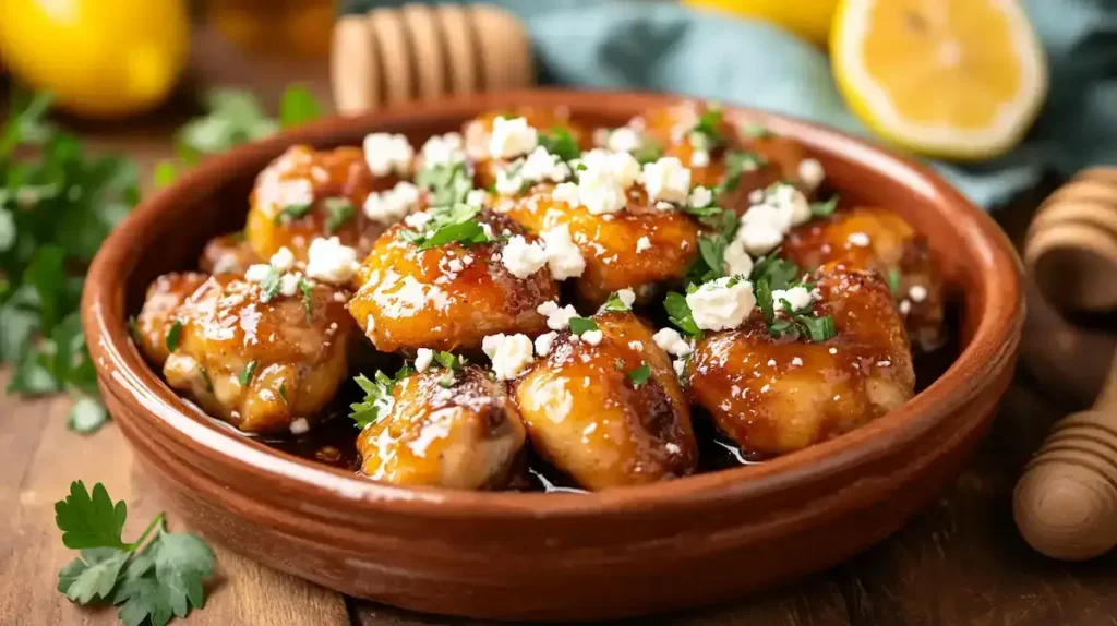 hot honey feta chicken