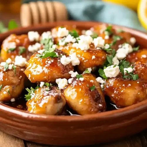 hot honey feta chicken